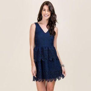 *NEW* FRANCESCA'S JESLYN SCALLOPED LACE DRESS